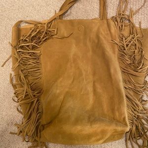 Linea Pelle Fringe Tote